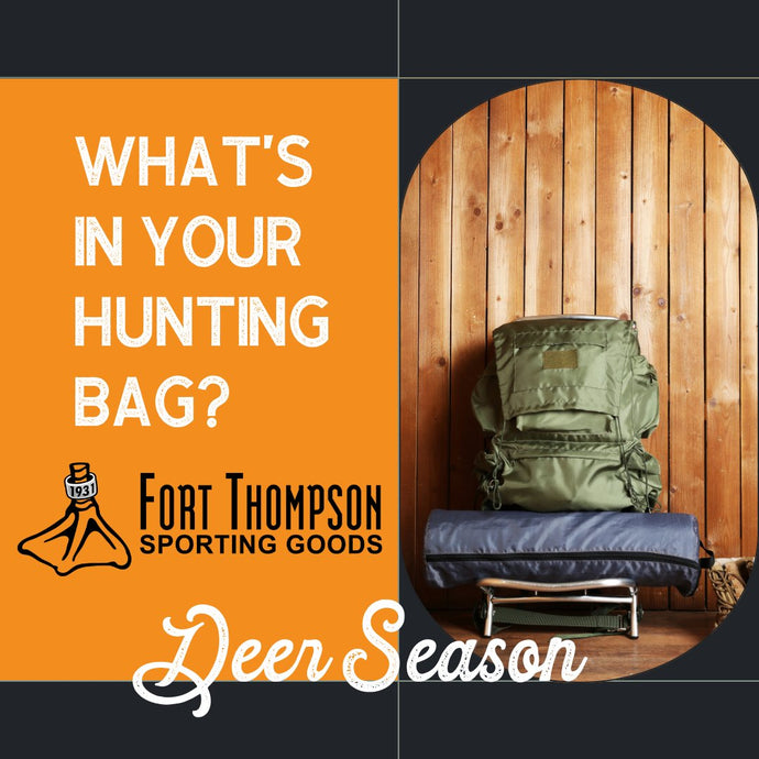 What's in Your Hunting Bag? Deer Season Edition