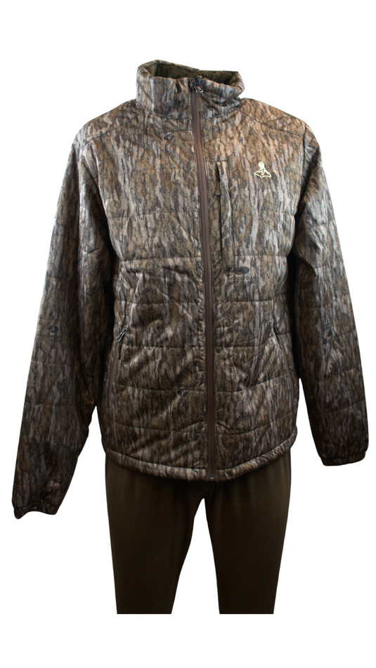 Fort Thompson Command Series Full Zip Jacket in the color Mossy Oak Bottomland. 