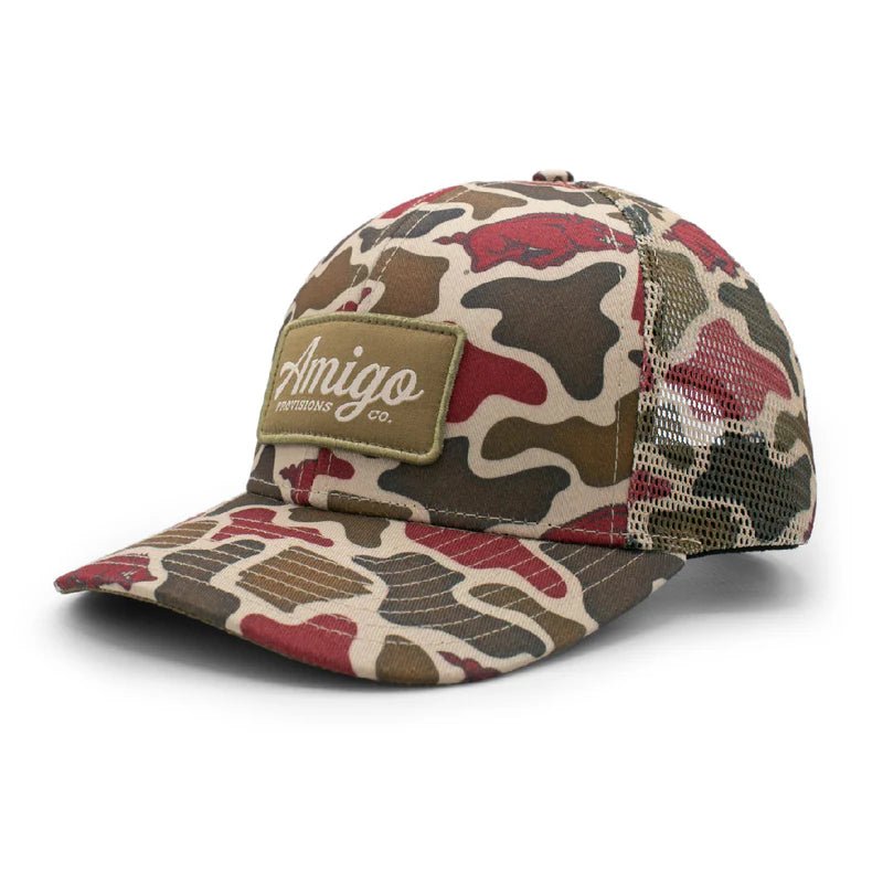 Load image into Gallery viewer, Amigo Provisions Co. Razorback Camo Mesh Back Hat Mens Hats - Fort Thompson
