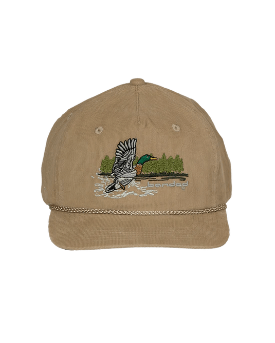 Banded Corduroy Goat Rope Cap Mens Hats - Fort Thompson