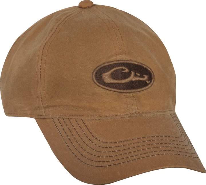 Load image into Gallery viewer, Drake Box Waxed Canvas Cap in the color Tan.
