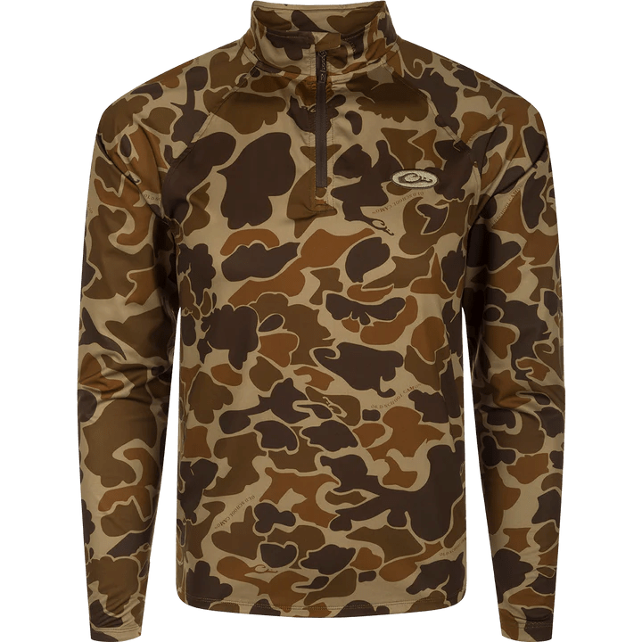 Load image into Gallery viewer, Drake EST Microlite Quarter Zip Pullover Mens Shirts- Fort Thompson
