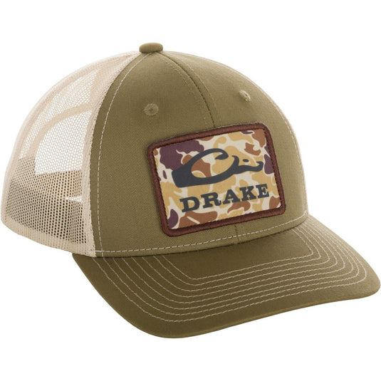 Drake Old School Patch Mesh Back Cap Mens Hats- Fort Thompson