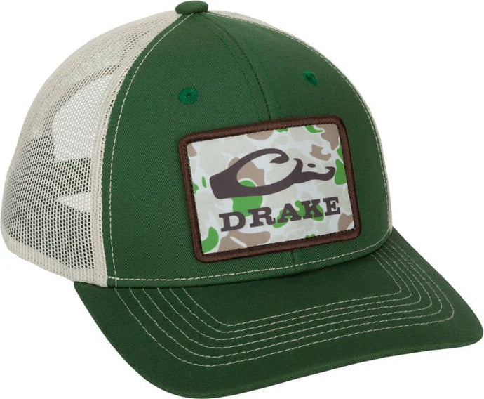 Drake Old School Patch Mesh Back Cap Mens Hats- Fort Thompson