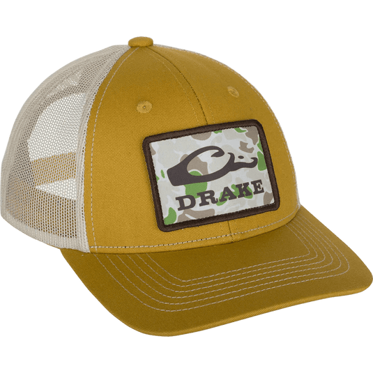 Drake Old School Patch Mesh Back Cap Mens Hats- Fort Thompson