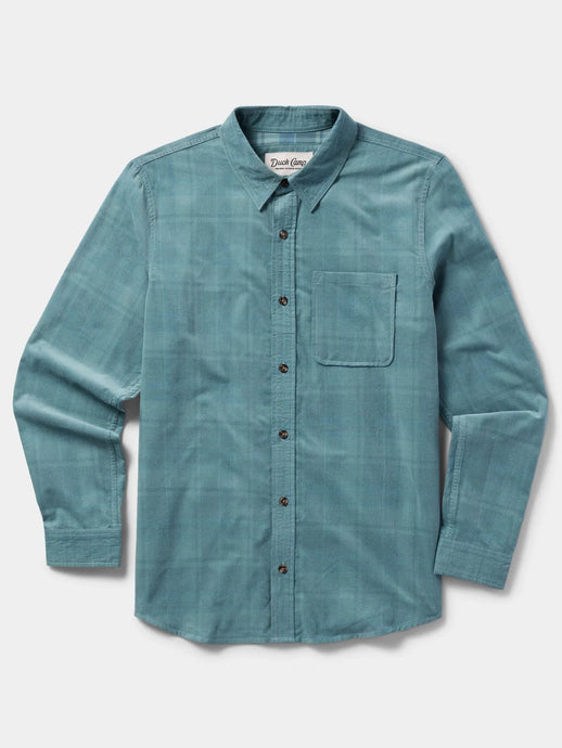 Duck Camp Corduroy Shirt in the color Bering Sea.