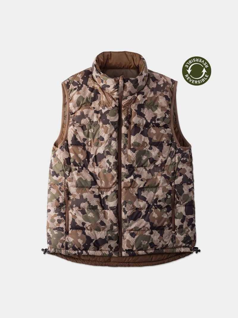 Load image into Gallery viewer, Duck Camp DryDown Vest Reversible Mens Vests - Fort Thompson
