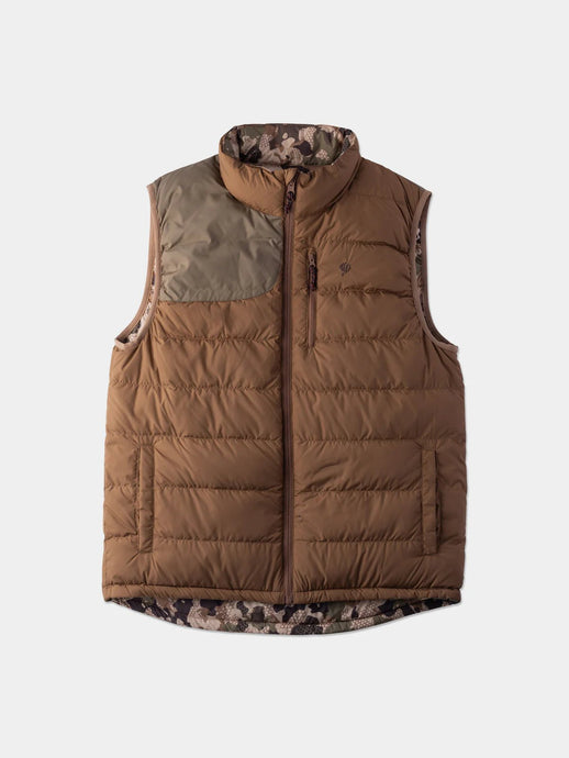 Duck Camp DryDown Vest Reversible Mens Vests - Fort Thompson