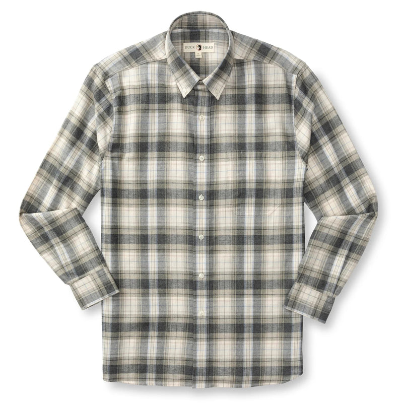 Load image into Gallery viewer, Duck Head Cotton Flannel Sport Rolland Plaid Shirt Mens Shirts - Fort Thompson
