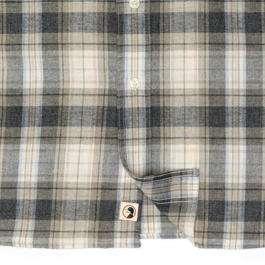 Duck Head Cotton Flannel Sport Rolland Plaid Shirt Mens Shirts - Fort Thompson