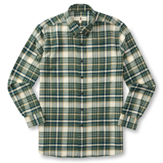 Duck Head Cotton Flannel Sport Stoker Plaid Shirt Mens Shirts - Fort Thompson