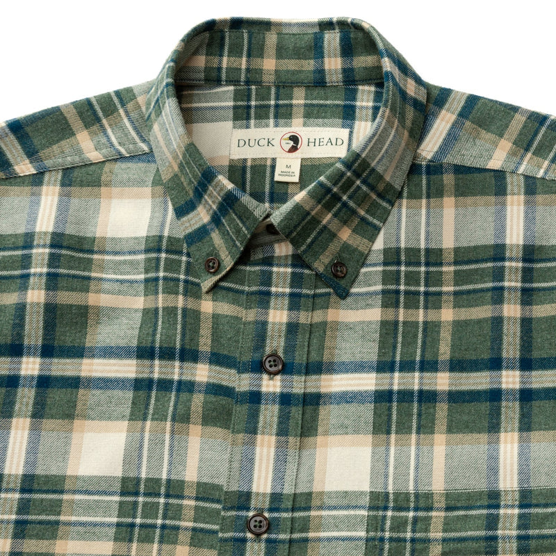 Load image into Gallery viewer, Duck Head Cotton Flannel Sport Stoker Plaid Shirt Mens Shirts - Fort Thompson
