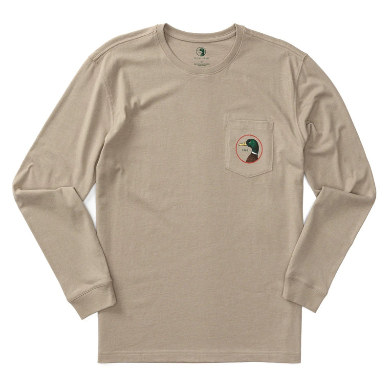 Load image into Gallery viewer, Duck Head Logo Long Sleeve T-Shirt Mens Shirts - Fort Thompson
