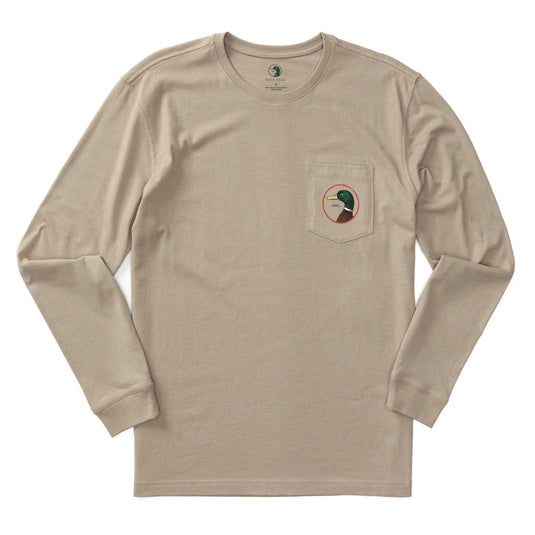 Duck Head Logo Long Sleeve T-Shirt Mens Shirts - Fort Thompson