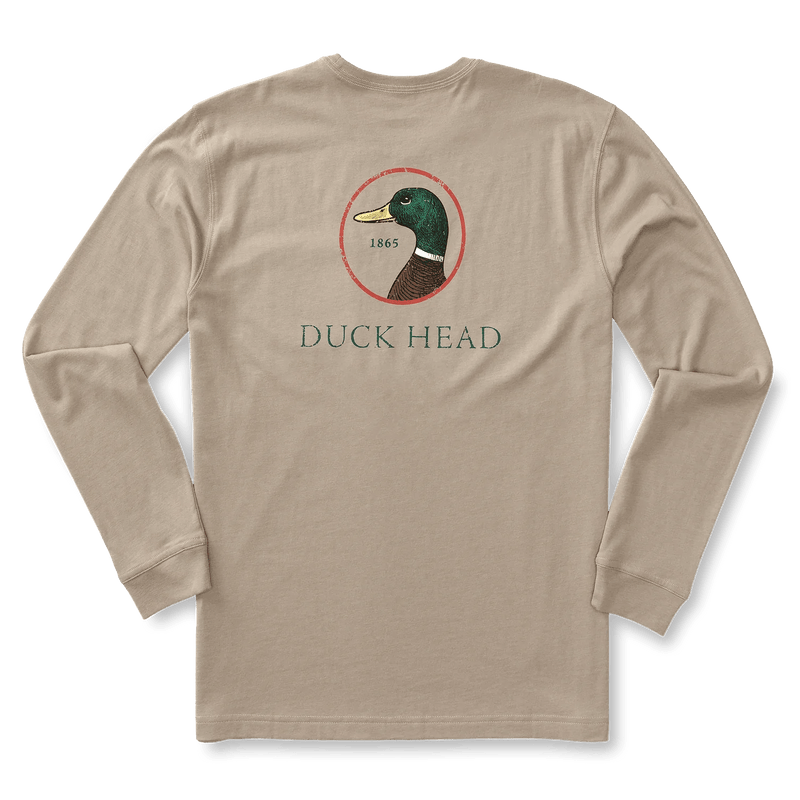 Load image into Gallery viewer, Duck Head Logo Long Sleeve T-Shirt Mens Shirts - Fort Thompson
