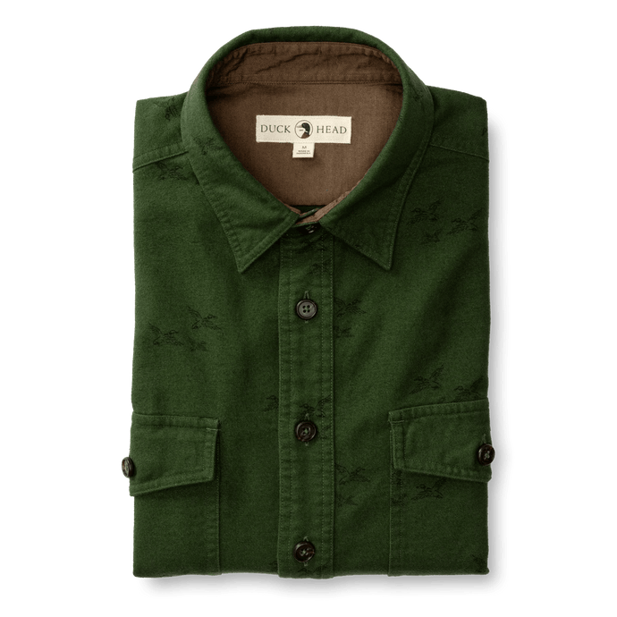 Duck Head Slater Moleskin Overshirt Mens Shirts - Fort Thompson