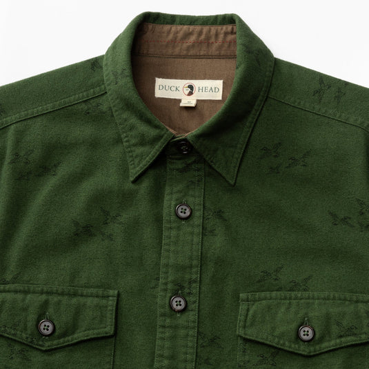 Duck Head Slater Moleskin Overshirt Mens Shirts - Fort Thompson