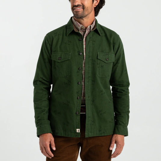 Duck Head Slater Moleskin Overshirt Mens Shirts - Fort Thompson