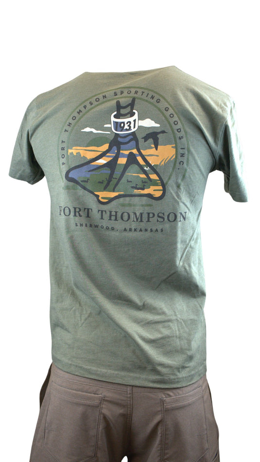 Fort Thompson Fall Scene 24 Tee Mens Shirts - Fort Thompson