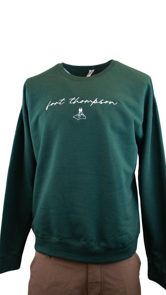 Fort Thompson Script Crewneck Womens Jackets - Fort Thompson