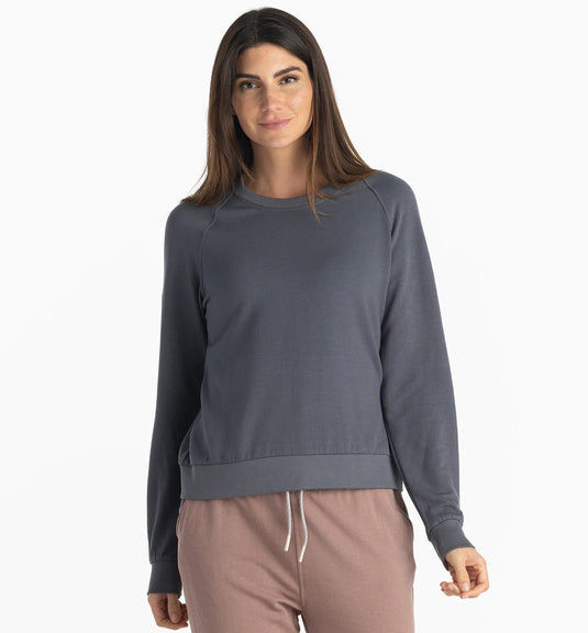 Free Fly Women's Bamboo Lightweight Fleece Crew Womens Shirts - Fort Thompson