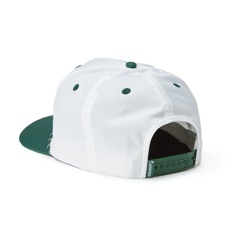 Load image into Gallery viewer, Seager Branded Snapback Cream/Geen Mens Hats - Fort Thompson
