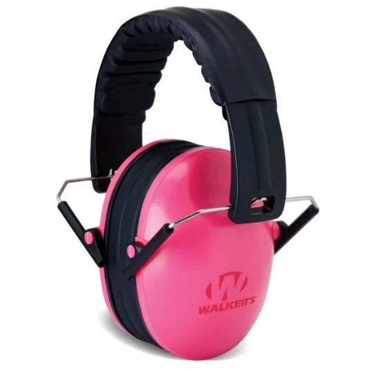 Walkers Youth Folding Pink Kids Earmuff GWP - FKDM - PK Safety Gear - Fort Thompson