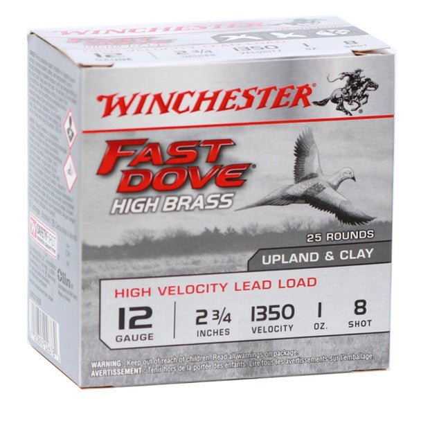 Winchester Fast Dove High Brass 12 Gauge 2 ¾ IN 1 OZ 8