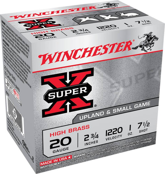 Winchester Super X Upland and Small Game 20 Gauge 2 ¾ in 1 oz 7 ½