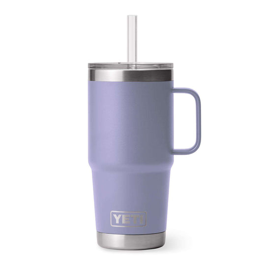 Yeti Rambler 25 OZ Straw Mug in the color Cosmic Lilac.