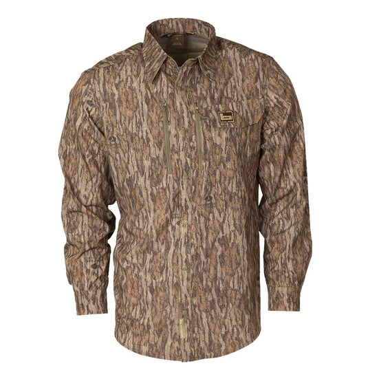 Banded Badlander Hunting Shirt in the color Bottomland.