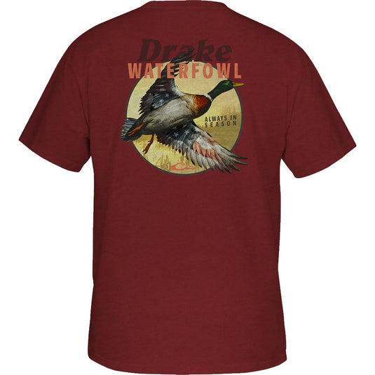 Drake Waterfowl Drake Duck Logo Short Sleeve T-Shirt