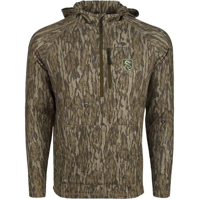 Drake Bowhunters Grid Fleece Breathelite Sweatshirt in the color Bottomland.