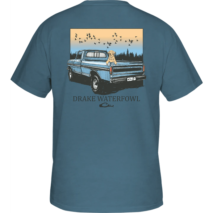 Drake Old School Ford T-Shirt Short Sleeve Mens T-Shirts- Fort Thompson