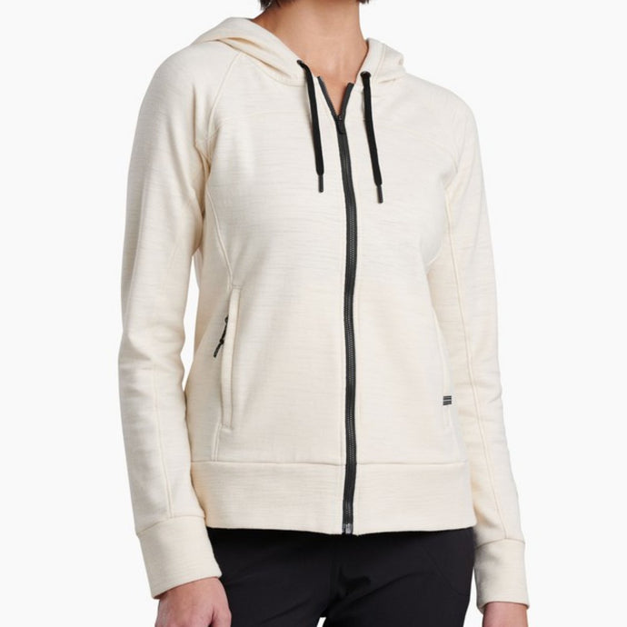 Kuhl Lola FZ Hoody in the color Ivory. 