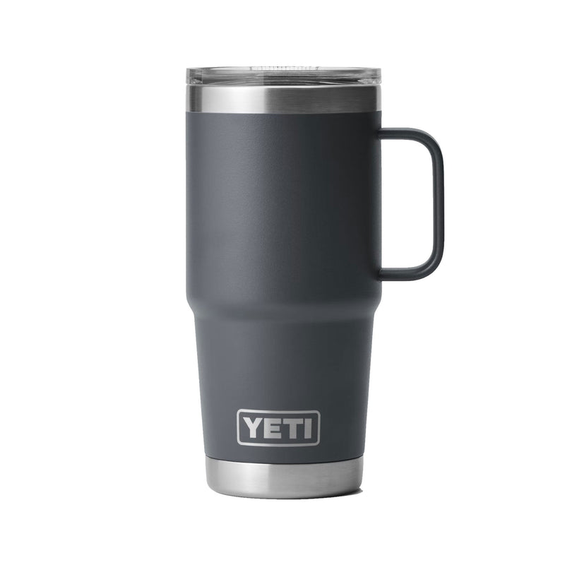 Load image into Gallery viewer, YETI Rambler 20 oz Travel Mug with Stronghold Lid in the color Charcoal
